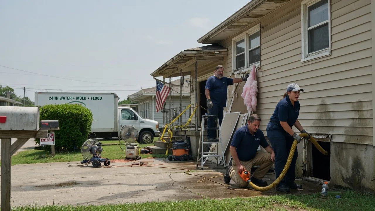 Water Damage Repair in Pottsville, TX near me